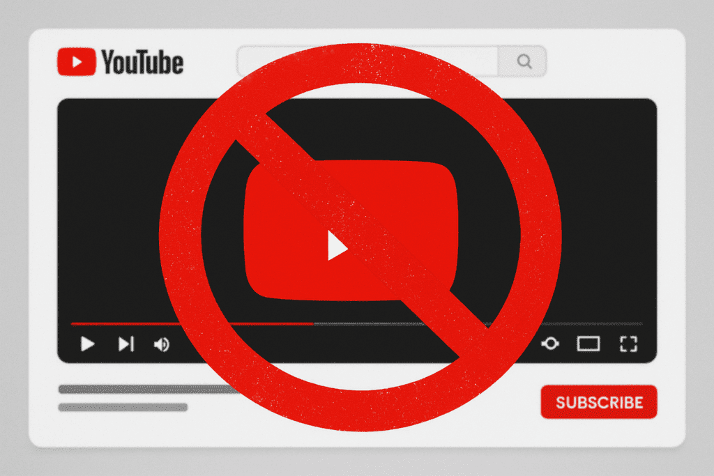 Жалоба на видео в YouTube за нарушение авторских прав